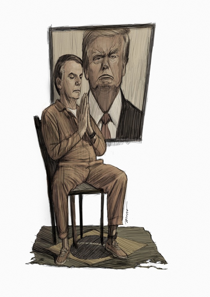 Foto principal del artículo 'No hay mejor defensa que la justicia' · Ilustración: Federico Murro