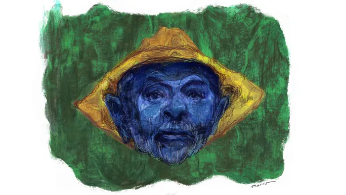 Foto principal del artículo 'La última batalla de un viejo guerrero' · Ilustración: Federico Murro