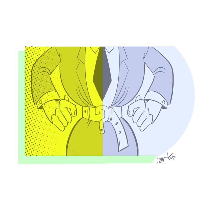 Foto principal del artículo 'Economistas coinciden en que los cambios en el IRPF realizados por el gobierno no constituyen un ajuste fiscal' · Ilustración: Cristian Moreira (MiLoco)