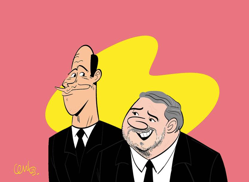 Los principales candidatos en las municipales, humor