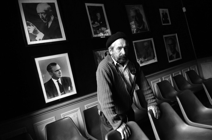 Pablo Ibarra, productor ganadero de la zona de Valentines, ayer en la sede del Partido Nacional · Foto: Nicolás Celaya