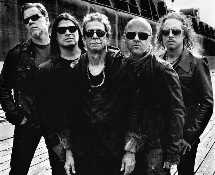 Lou Reed y Metallica. · Foto: S/D autor