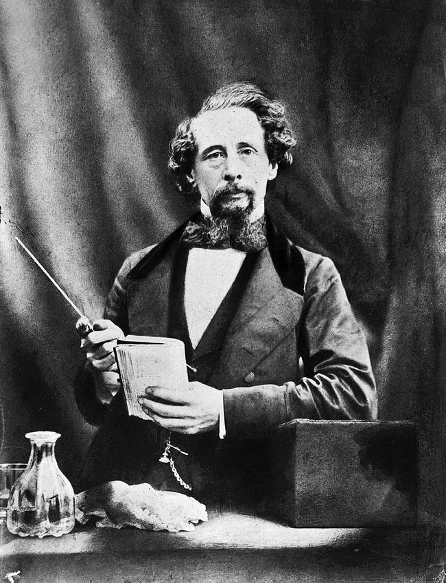 Charles Dickens. · Foto: Herbert Watkins, Victoria and Albert Museum