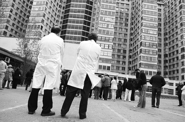 Jornada de debate del conjunto de los órdenes en el Hospital de Clínicas. (archivo, setiembre de 2011) · Foto: Nicolás Celaya