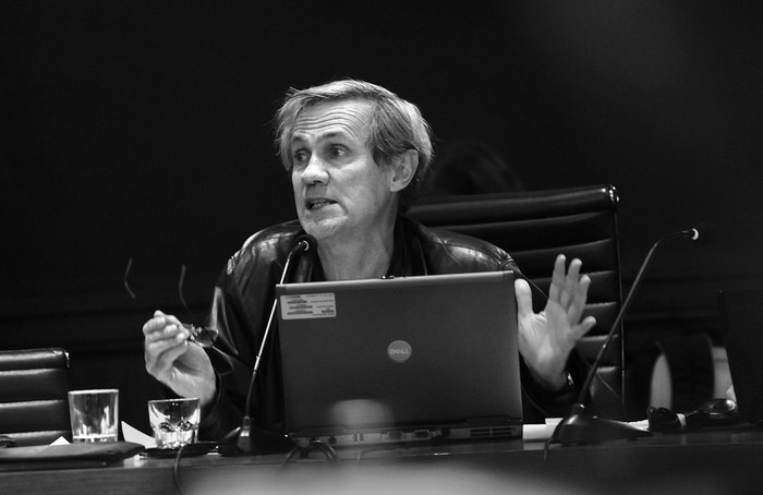 El rector Rodrigo Arocena, ayer, durante la sesión del Consejo Directivo Central · Foto: Nicolás Celaya