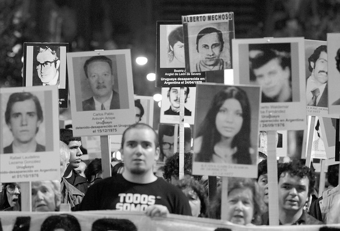 Marcha del silencio, el domingo.  · Foto: Nicolás Celaya