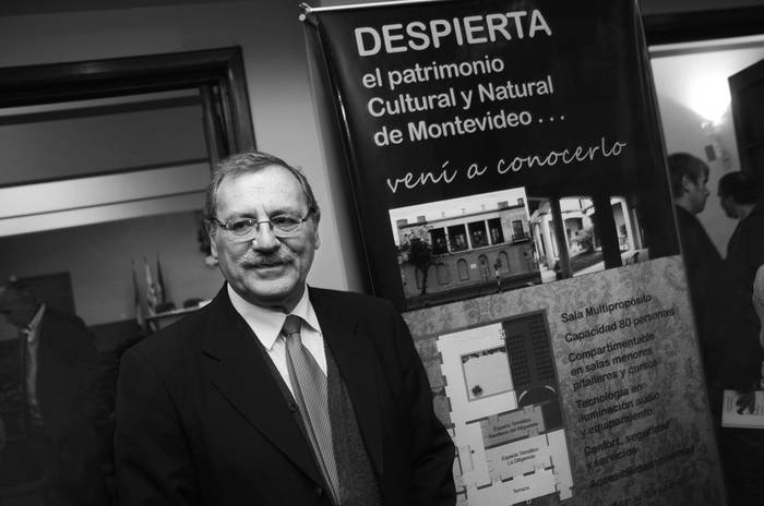 Ricardo Ehrlich, en la Cámara Nacional de Comercio y Servicios. · Foto: Fernando Morán