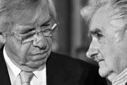 Danilo Astori y José Mujica. (archivo, marzo de 2011)