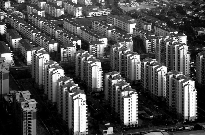 Vista aérea de un complejo de viviendas en Shangái, China.  · Foto: Efe, Qilai Shen