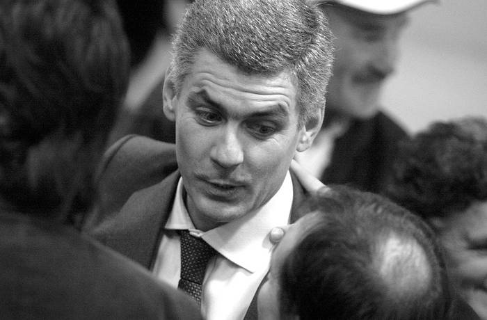 Rodrigo Goñi, el día en que asumió su cargo en el directorio de la Corporación Nacional para el Desarrollo (CND). (archivo, junio de 2010) · Foto: Victoria Rodríguez