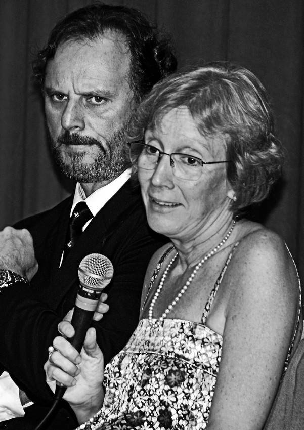 Ariel Cazes y María Simon, el día de la asunción de las nuevas autoridades del SODRE.
(archivo, marzo de 2010) · Foto: SEPREDI S/D DE AUTOR