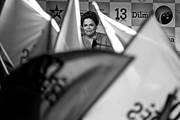 La candidata presidencial por el oficialista Partido de los Trabajadores, Dilma Rousseff,
ayer, en la convención de su colectividad, en Brasilia, Brasil.