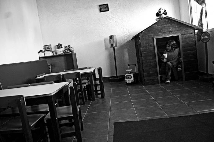 Centro de Atención a la Infancia y la Familia (CAIF), en Colonia Nicolich, departamento de Canelones.
(archivo, mayo de 2008) · Foto: Pablo Nogueira
