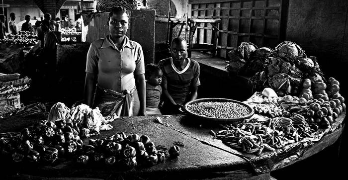Mercado en Kawale, Malawi. archivo agosto de 2009 · Foto: Dusan Petkovic