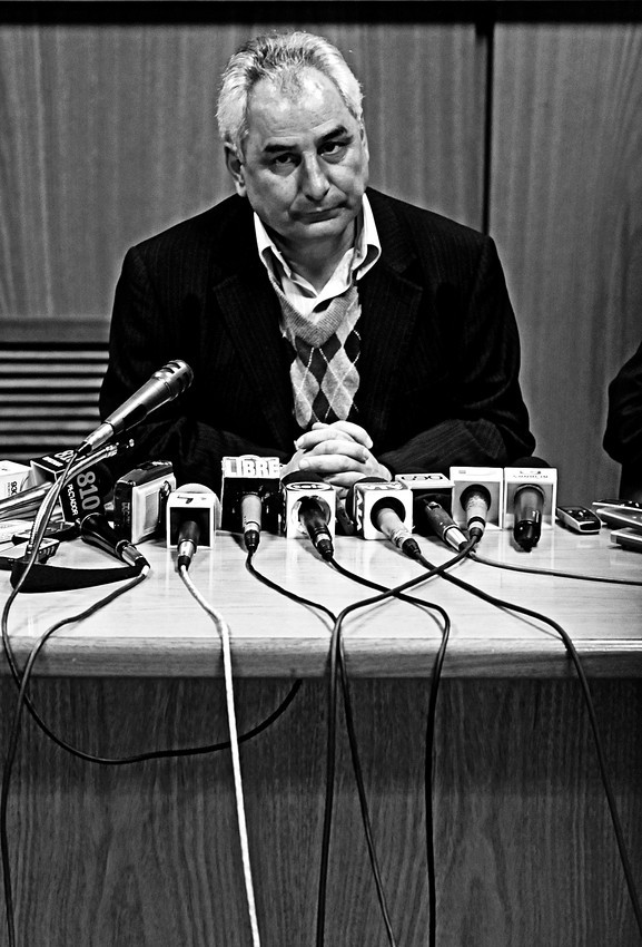 Luis Rosadilla en el anexo del Palacio Legislativo. · Foto: Nicolás Celaya