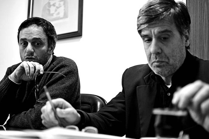 Rodrigo Arim y Álvaro Rico. · Foto: Javier Calvelo