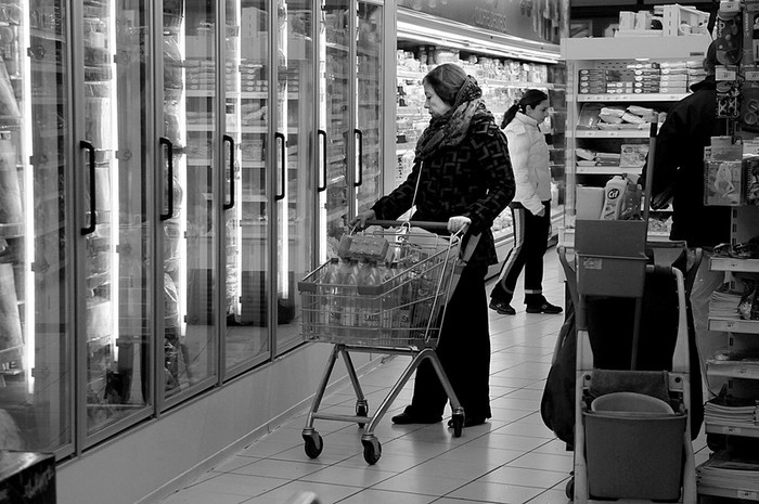 Supermercado de Montevideo. (archivo, agosto de 2010) · Foto: Nicolás Celaya