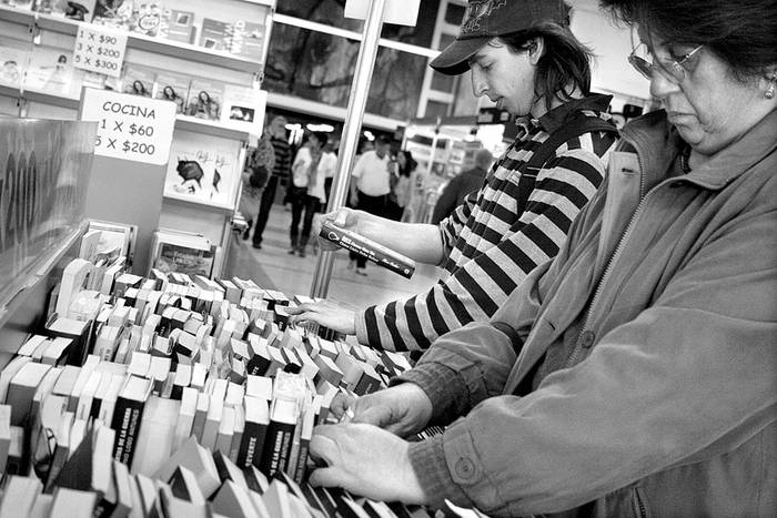 Feria del libro, el lunes 4. · Foto: Victoria Rodríguez