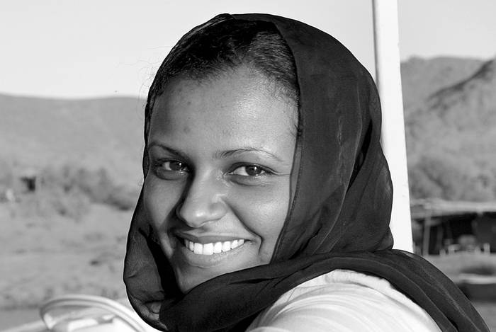 Lamisse Abdel Raman, en Jartum, Sudán. (archivo, abril de 2010) · Foto: Soheib Elsheikh