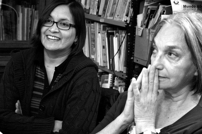 Nita Samuniski y Flor Meza. · Foto: Victoria Rodríguez