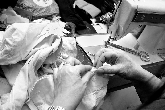 Taller de costura. (archivo, octubre de 2010) · Foto: Victoria Rodríguez