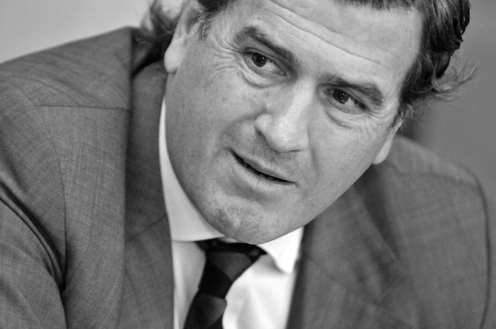 Pedro Bordaberry, el lunes, en el Comité Ejecutivo Nacional (CEN) del Partido Colorado · Foto: Javier Calvelo