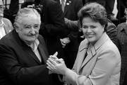 Dilma Rousseff y José Mujica, ayer, en el Latu.