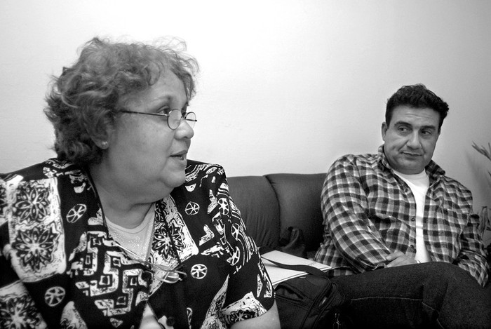 Beatriz Fagián y Alfredo Silva. (archivo, noviembre de 2007) · Foto: Ricardo Antúnez