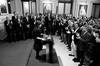 Cristina Fernández, ayer, durante el acto en la Casa Rosada en el que anunció que se postulará a la reelección presidencial. · Foto: Presidencia argentina, s/d de autor Cristina Fernández, ayer, durante el acto en la Casa Rosada en el que anunció que se postulará a la reelección presidencial. · Foto: Presidencia argentina, s/d de autor