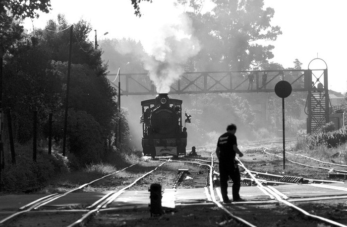 Tren de AFE, en la estación Peñarol. (archivo, diciembre de 2009) · Foto: Victoria Rodríguez