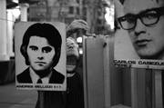 Acto por el Día Internacional del Detenido Desaparecido en la Plaza Cagancha.