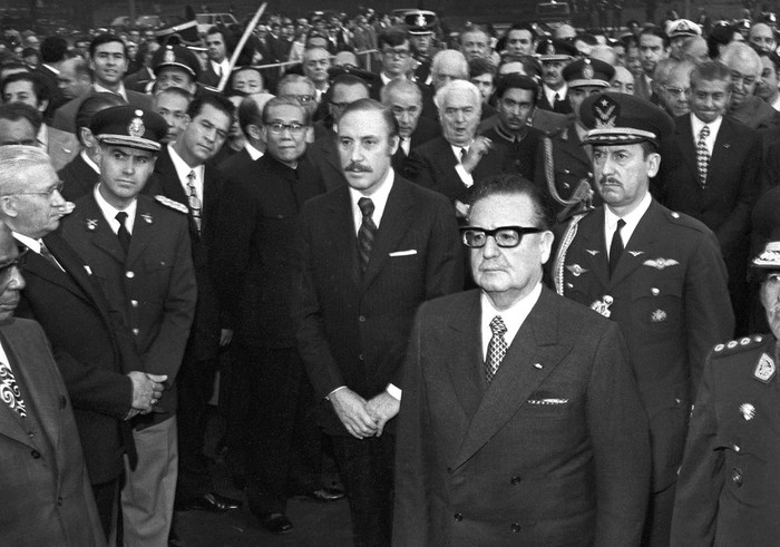 El presidente chileno, Salvador Allende. · Foto: EFE, s/d de autor