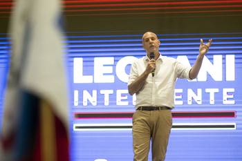 Francisco Legnani, el 6 de mayo, en el Club Lagomar. · Foto: Alessandro Maradei