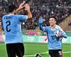 Bruno Méndez y Leonardo Fernández festejan el tercer gol de Uruguay a Honduras, en el estadio Universidad San Marcos, por la tercera fecha del grupo B de los Juegos Panamericanos Lima 2019. Foto: AUF. Bruno Méndez y Leonardo Fernández festejan el tercer gol de Uruguay a Honduras, en el estadio Universidad San Marcos, por la tercera fecha del grupo B de los Juegos Panamericanos Lima 2019. Foto: AUF.