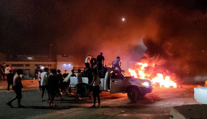Protestas en Trípoli, Libia (28.08.2023). · Foto: Mahmud Turkia, AFP