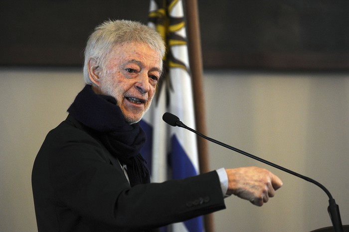 Juan Carlos López Mena, este martes, en un almuerzo del Rotary Club. · Foto: Federico Gutiérrez