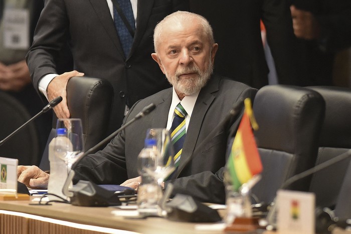 Luiz Inácio Lula da Silva durante a la cumbre del Mercosur, el 8 de julio, en Asunción. · Foto: Daniel Duarte, AFP
