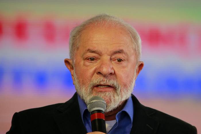 Luiz Inácio Lula da Silva, durante un evento en Rio Grande do Sul, el 30 de junio, Brasil. · Foto: Silvio Avila / AFP