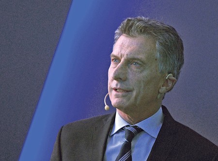 El presidente argentino, Mauricio Macri, en la ceremonia de clausura de la 24ª reunión anual de la Unión Industrial Argentina, el 4 de setiembre. · Foto: Juan Mabromata El presidente argentino, Mauricio Macri, en la ceremonia de clausura de la 24ª reunión anual de la Unión Industrial Argentina, el 4 de setiembre. · Foto: Juan Mabromata
