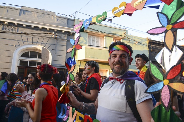 Marcha de la Diversidad en San Carlos, Maldonado (archivo, octubre de 2023). · Foto: Natalia Ayala