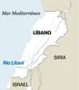 Mapa Líbano