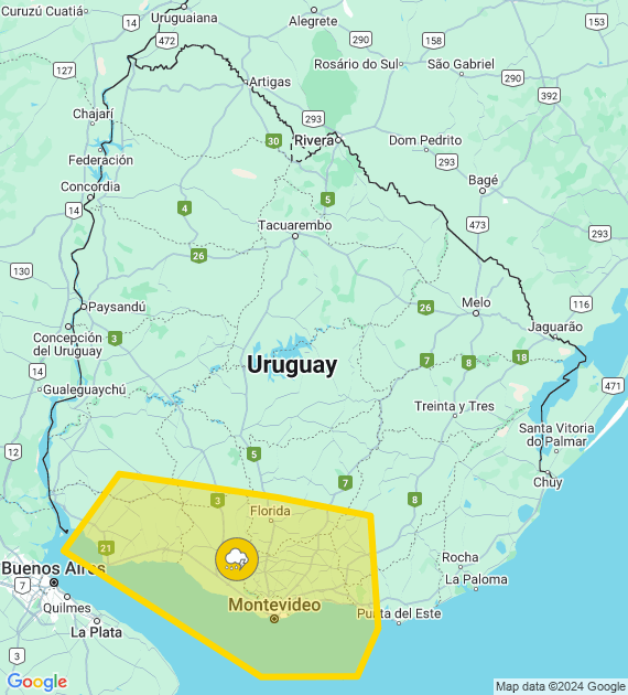 Alerta amarilla 26/11