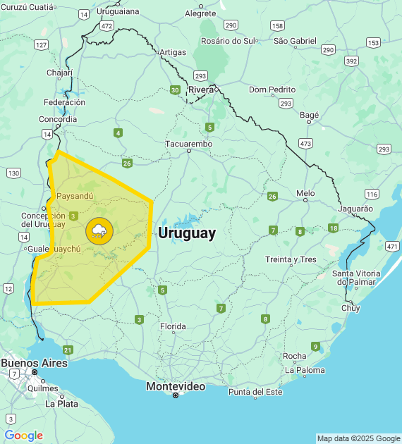 alerta amarilla 25/02