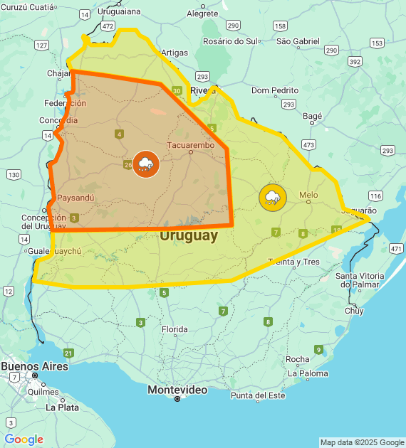 alerta inumet 26/02 9.10