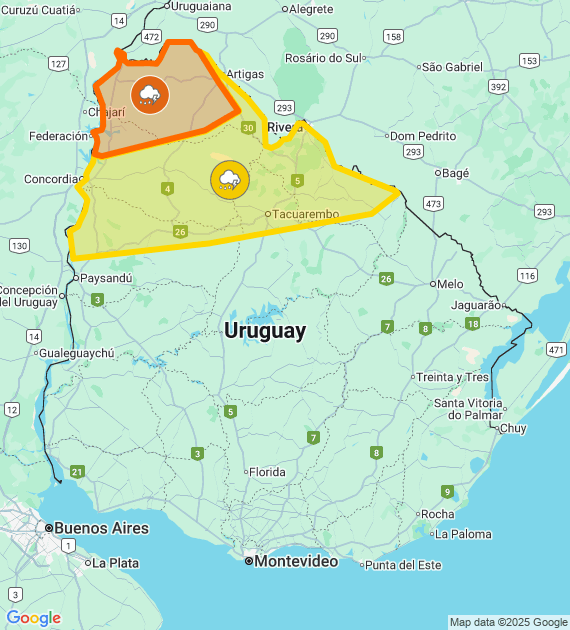 alerta naranja y amarilla 15/09