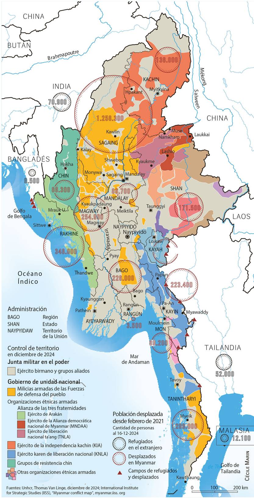 le monde 35 - En Myanmar, detrás de los fusiles, los trabajadores 01