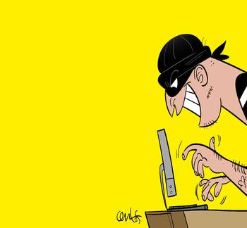 Foto principal del artículo 'Nuevas modalidades de estafas' · Ilustración: Cristian Moreira (MiLoco)