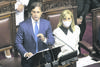 Luis Lacalle Pou y Beatriz Argimon, marzo 2021