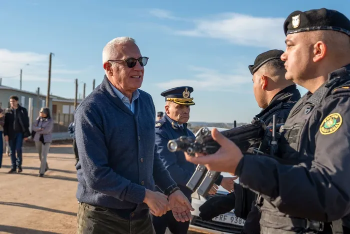 Carlos Negro, en Rivera, el 7 de agosto · Foto: Presidencia