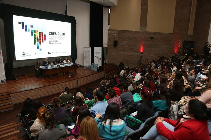 Conferencia Regional  de Educación Superior, en Córdoba. · Foto: s/d de autor